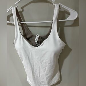 Lululemon Athletica White Align Tank Top